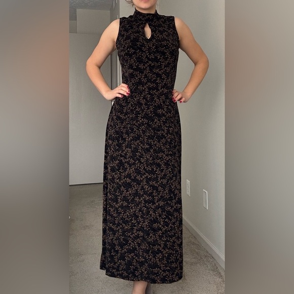 ColdWater Creek Sleeveless Shift Long Dress Elegant Party Size 10 - Picture 2 of 10